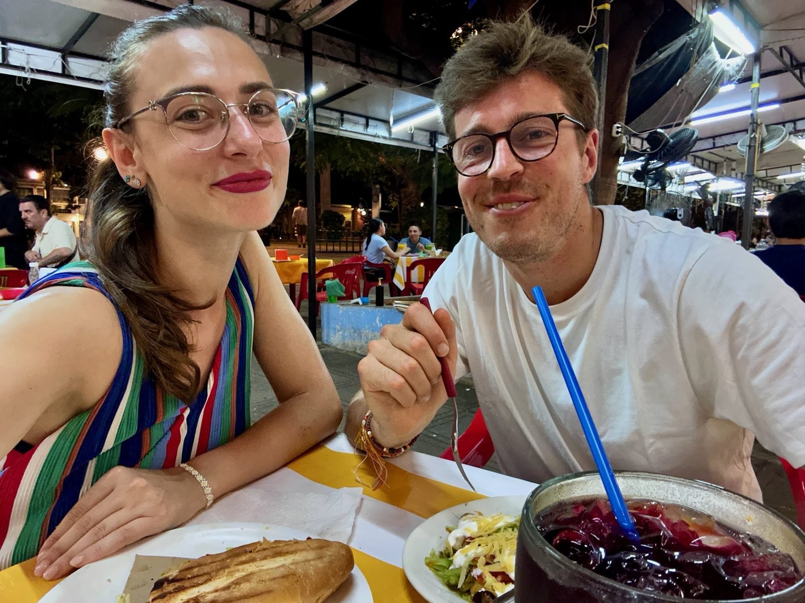 Cena al Mercado de Santa Lucía