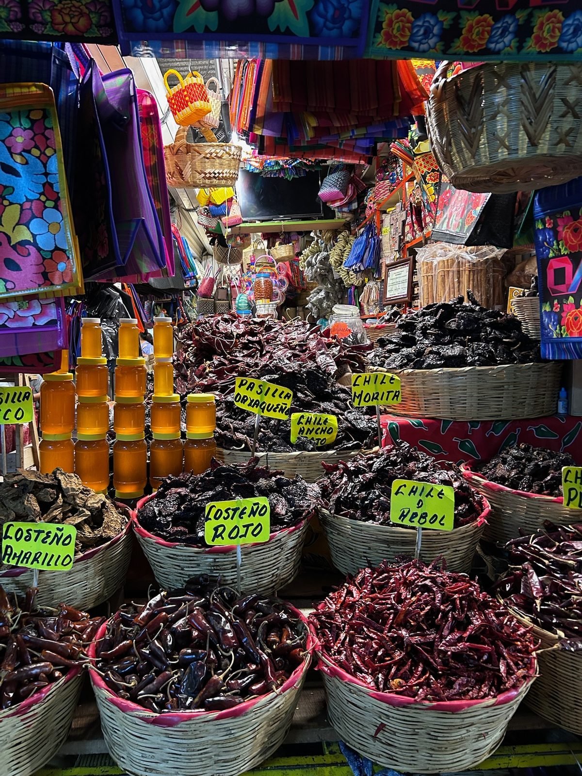 Chiles al mercato